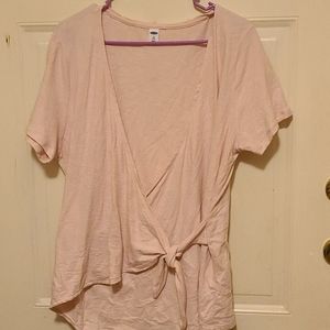 Wrap around t shirt